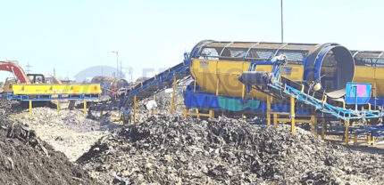 Two Stage Trommel Screen Plant